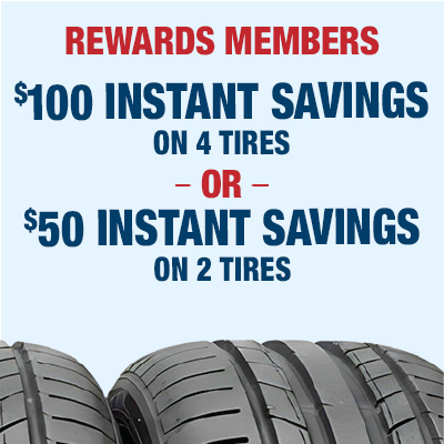 Tire rebates for members