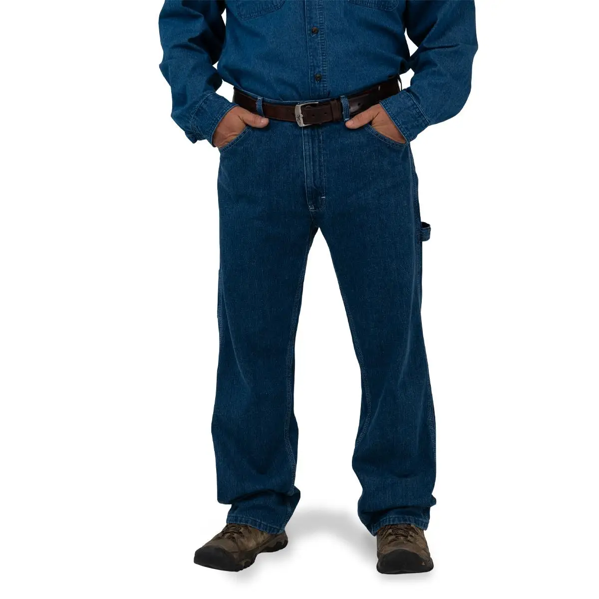 KEY Men's Traditional Fit Dungarees