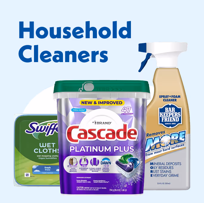 Household cleaners lifestyle