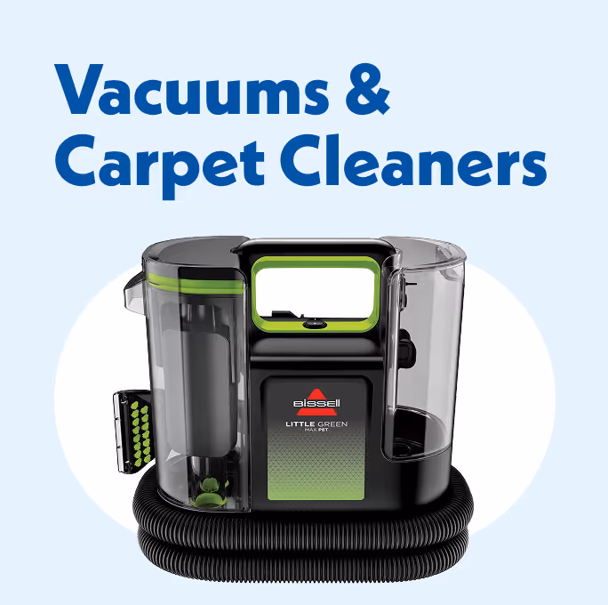 Vacuums and carpet cleaners lifestyle