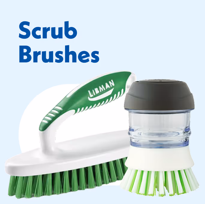 Scrub brushes lifestyle