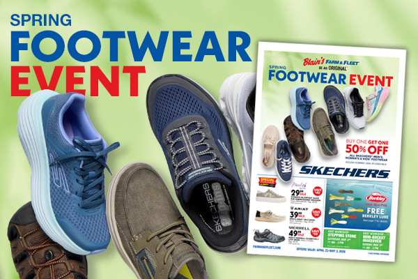 Spring Footwear Event Promo Flyer