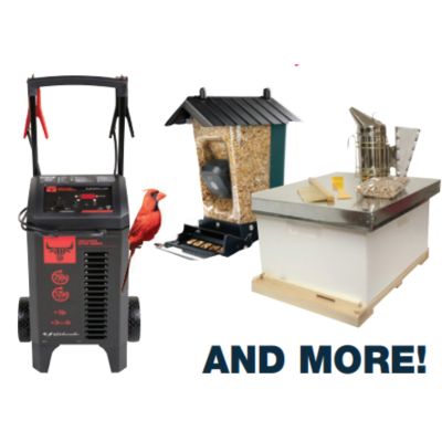 Homesteader giveaway for Blain's Fest with various prizes