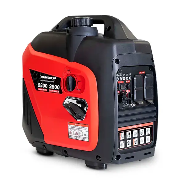 Red and black Troy-Bilt 2800W Inverter