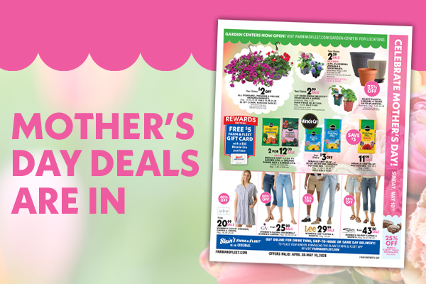 Mother's Day Deals with Promo Flyer
