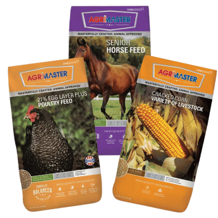 3 bags of AgriMaster feed