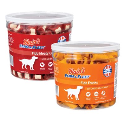 buckets of dog treats