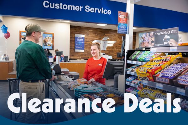 Man checking out at a register lane