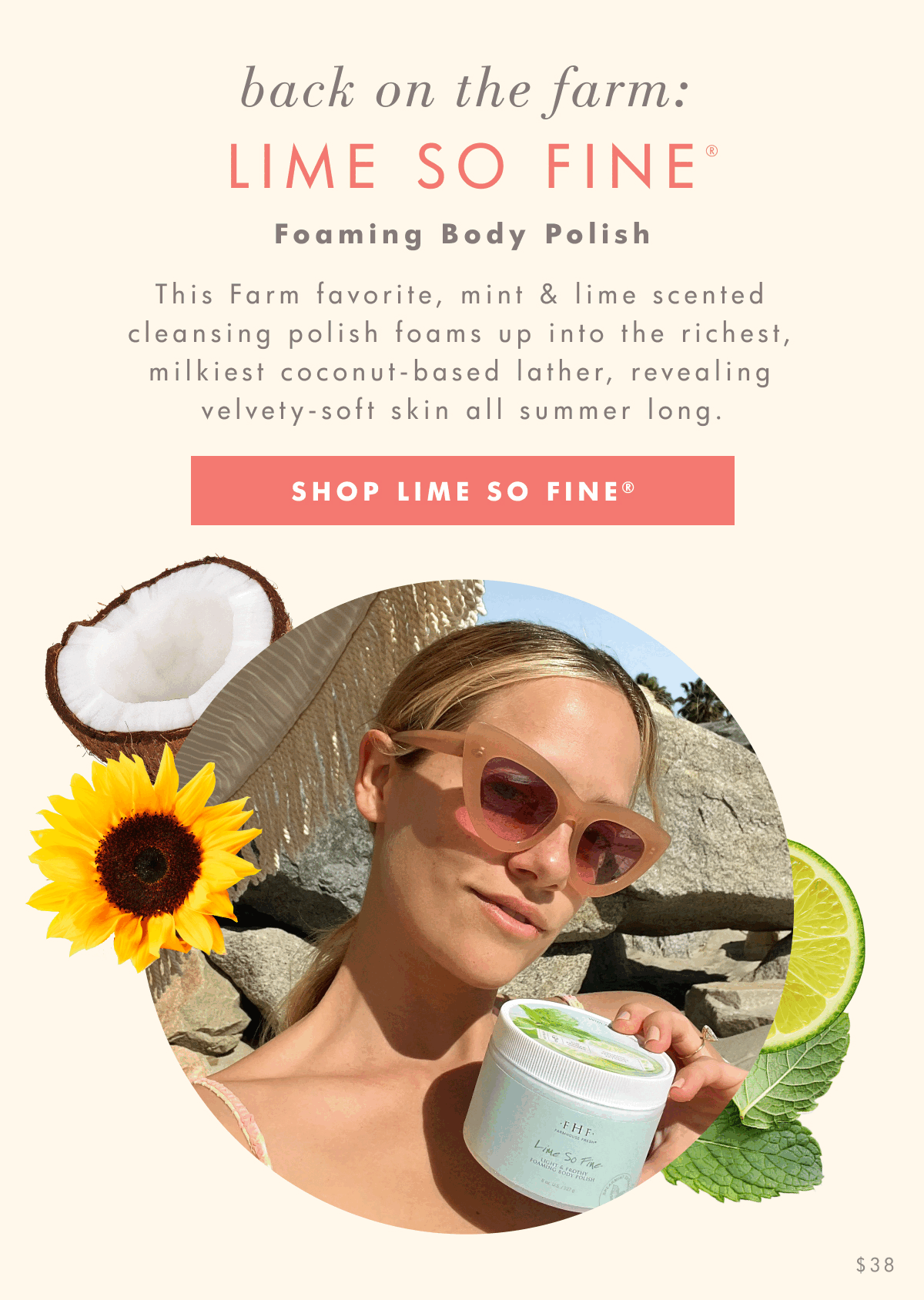 back on the farm: lime so fine