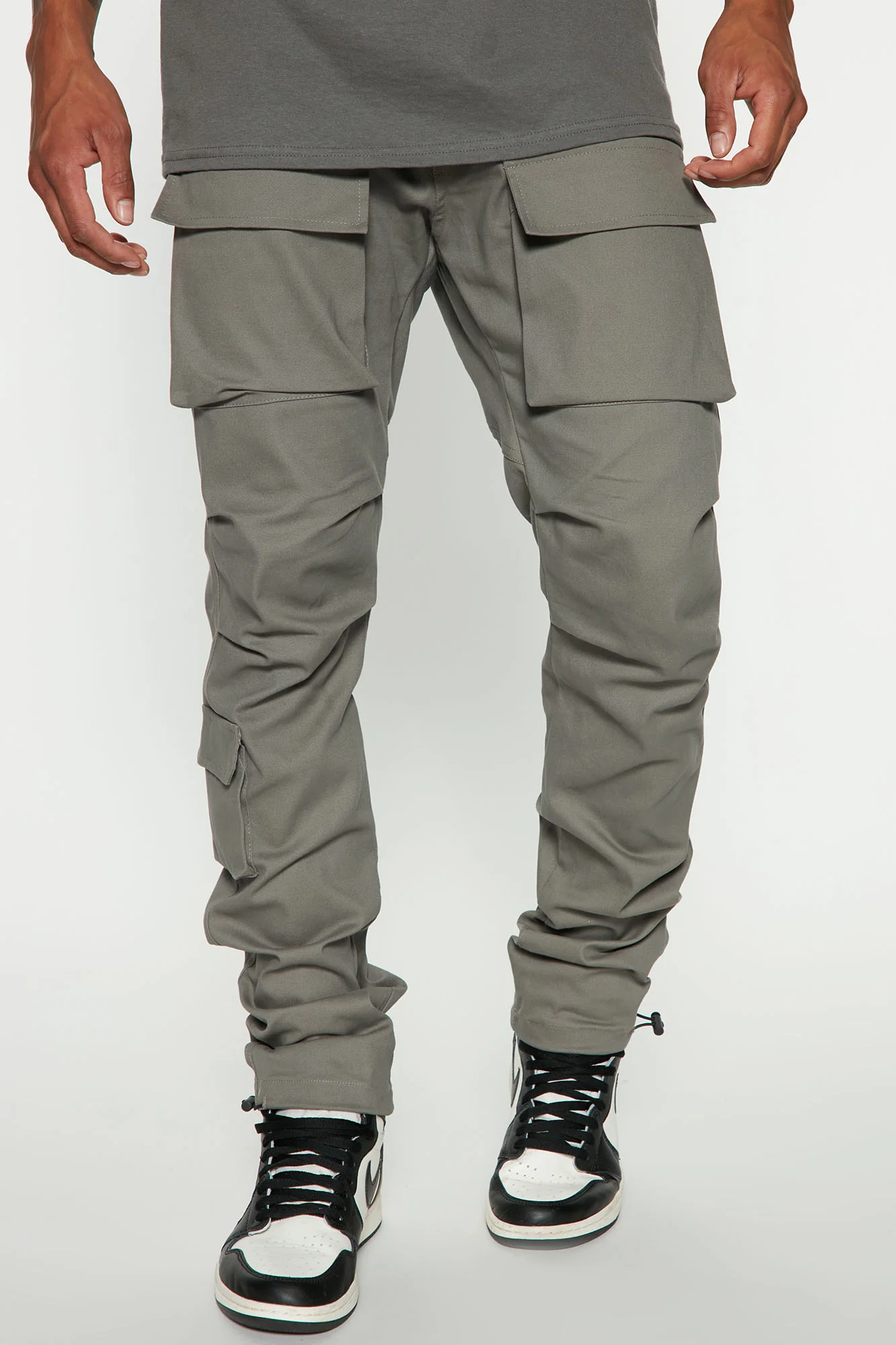 Image of All Good Slim Cargo Pants - Charcoal