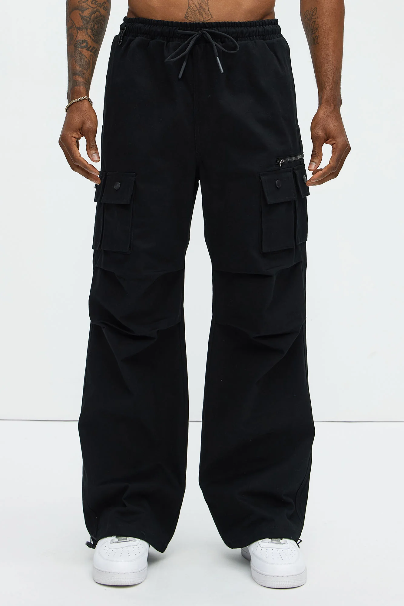 Image of Practicable Baggy Utility Pants - Black