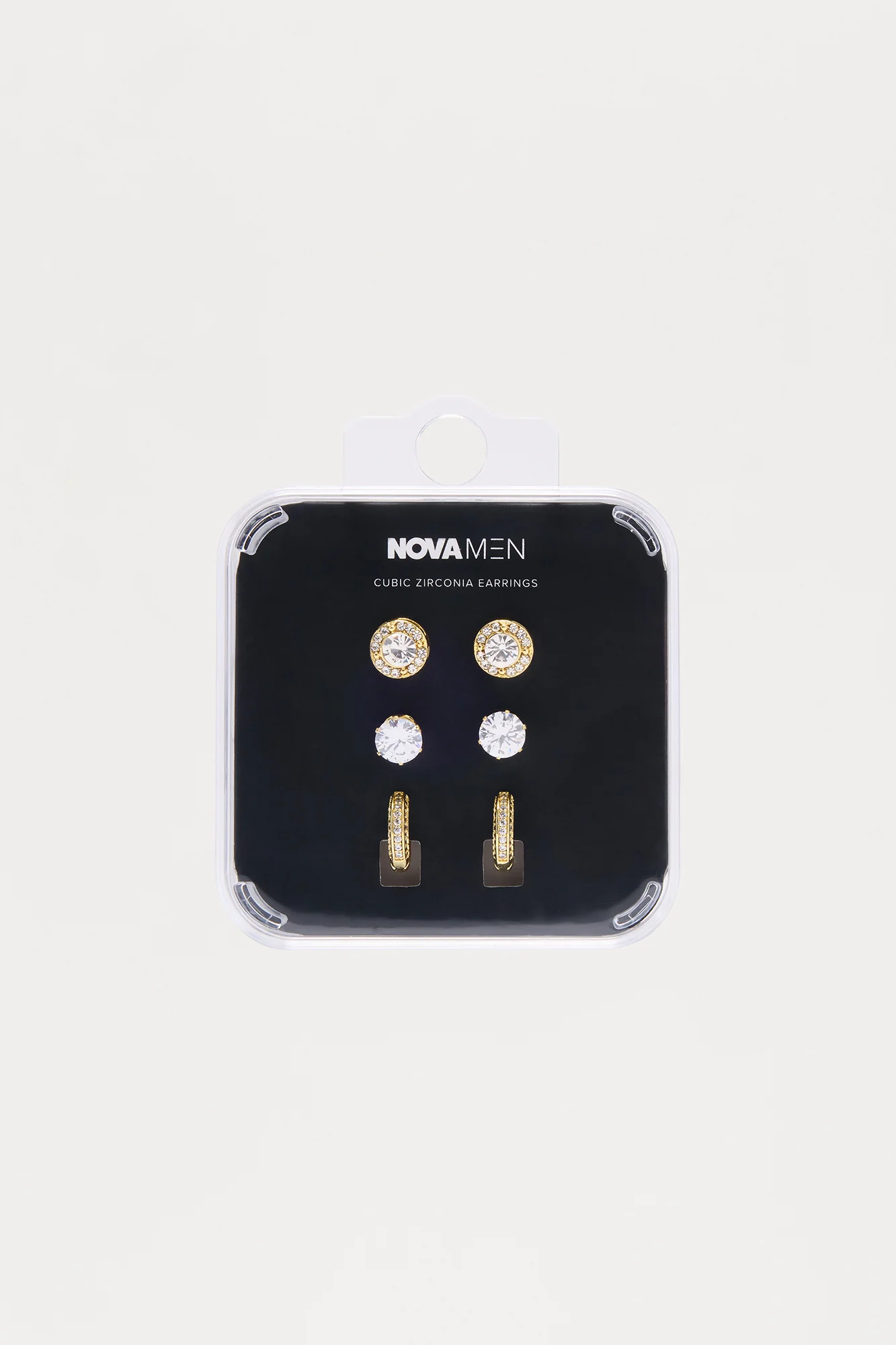 Image of Stacked Up 3 Piece Earring Set - Gold