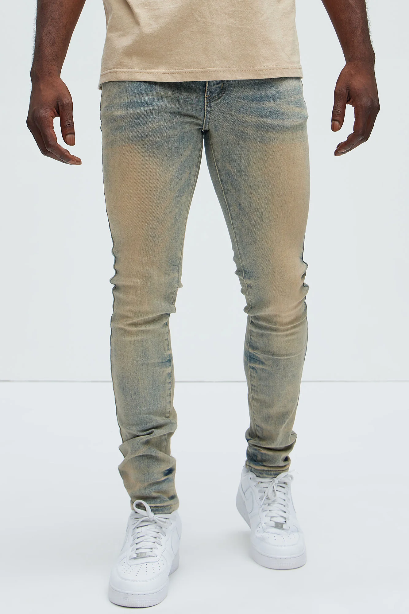 Image of Want It Clean Skinny Jeans - Vintage Blue Wash