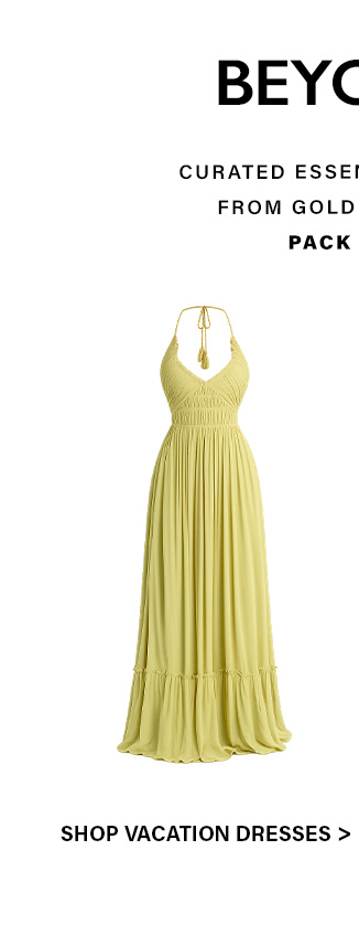 Lime green pleated halter neck maxi vacation dress with tassel ties and ruffle hem, promoting stylish summer resort wear options.