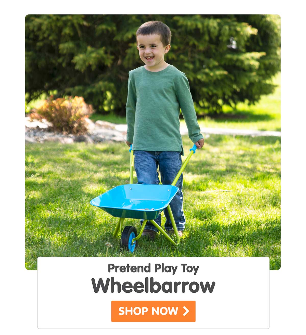 Wheelbarrow Pretend and Play Toy