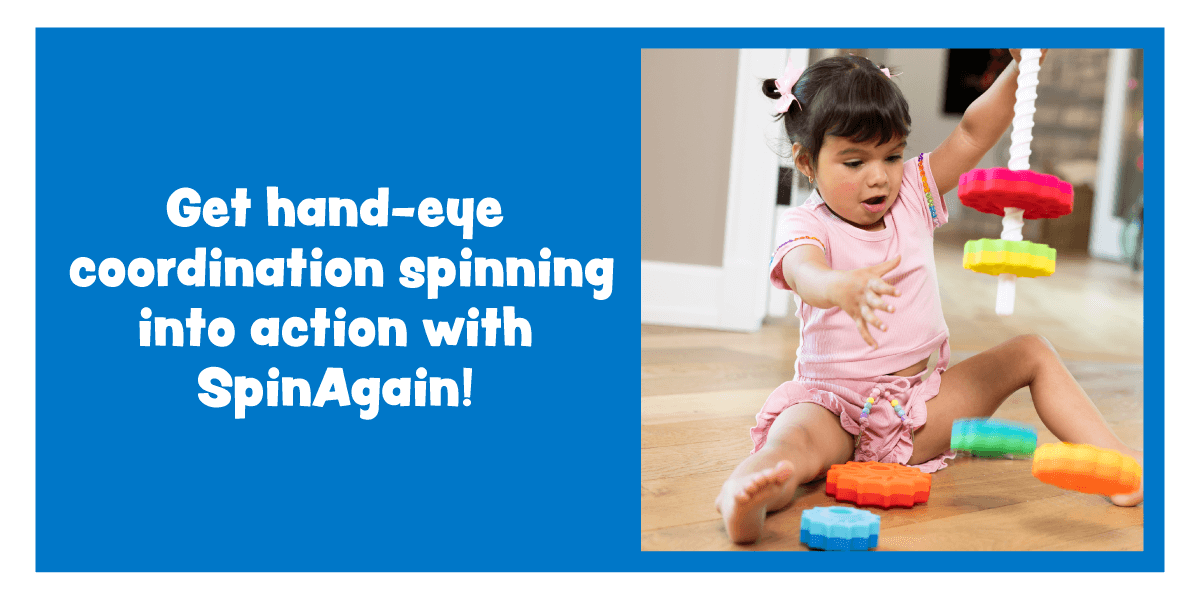 Get hand-eye coordination spinning into action with SpinAgain!