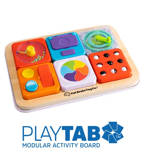 PlayTab - Modular, Sensory Activity Board for Babies and Toddlers