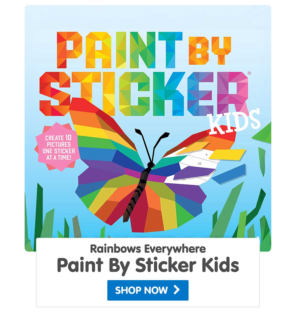 Paint By Sticker Kids - Rainbows Everywhere