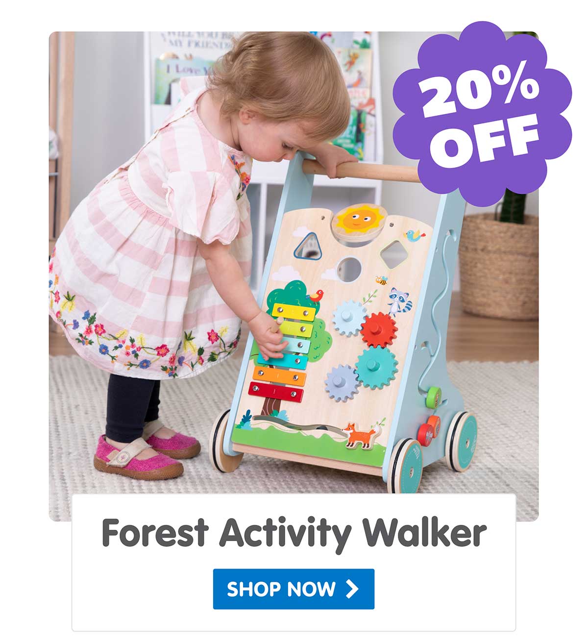 Forest Friends Activity Walker - 20% Off!