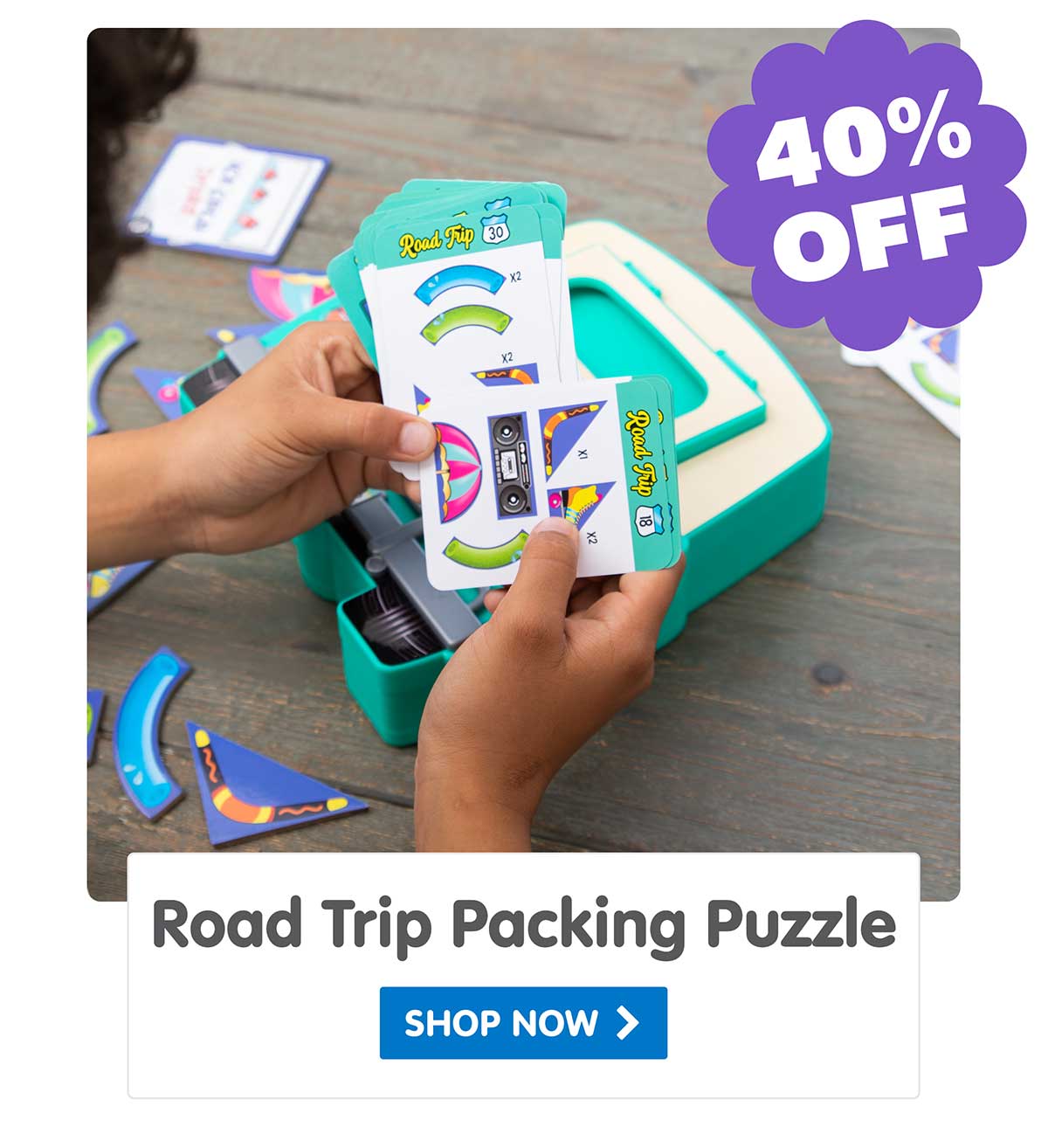 Road Trip Packing Puzzle - 40% Off!