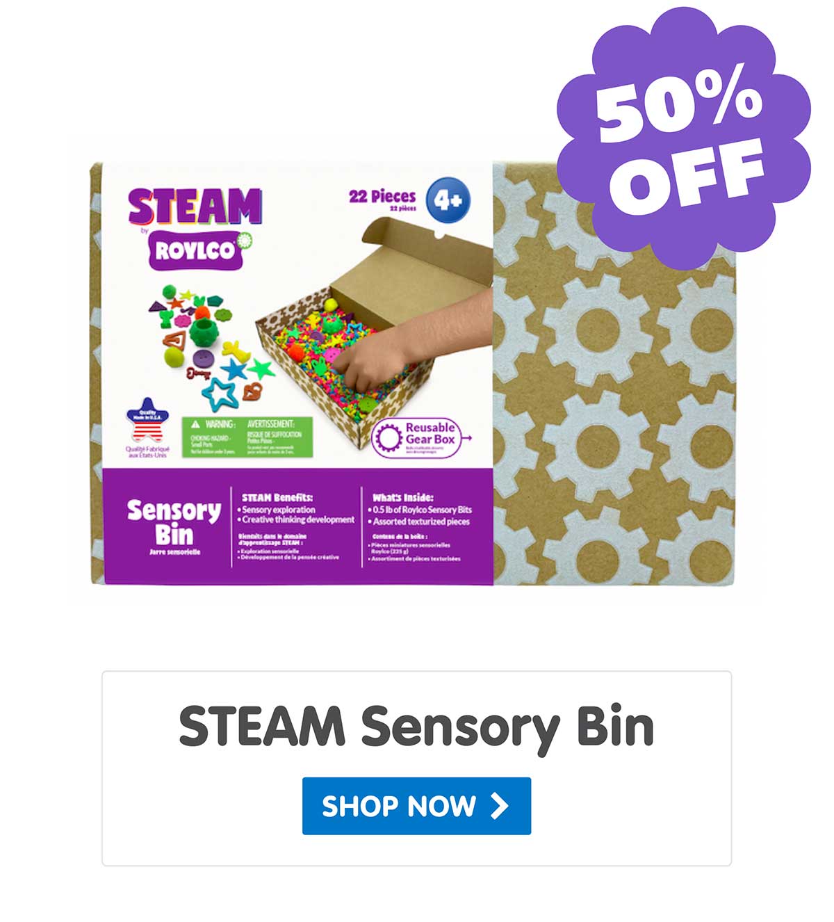 STEAM Sensory Bin - 50% Off!