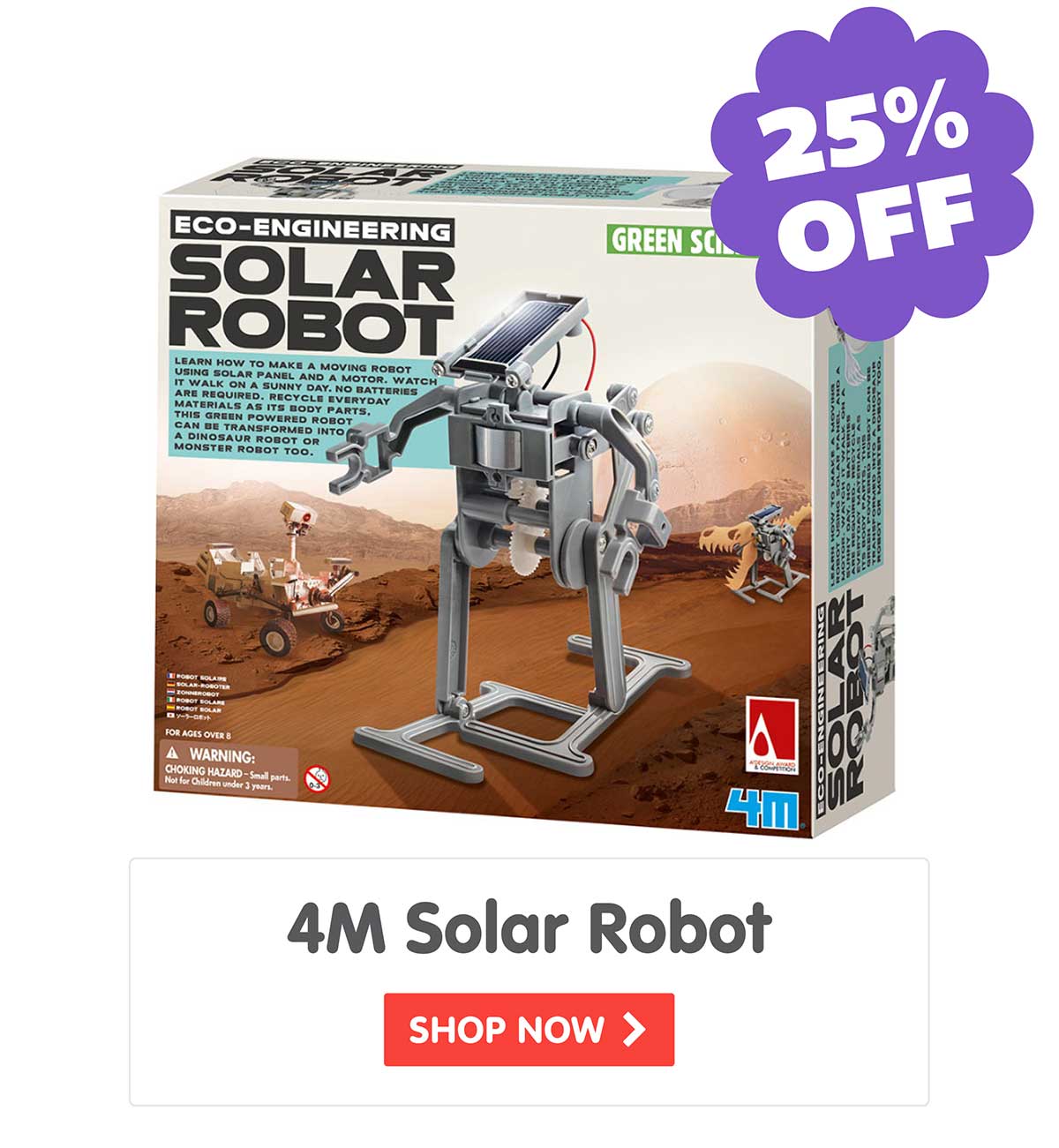 4M Solar Robot - 25% Off!