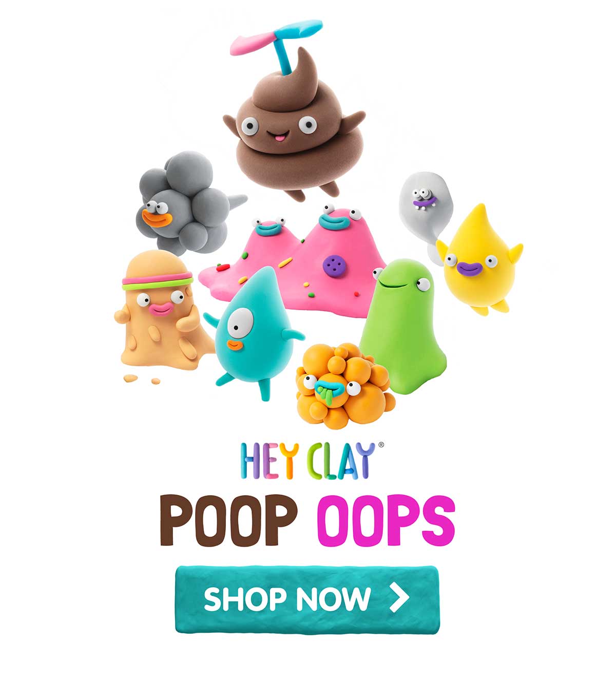 Hey Clay - Poop Oops Air-Dry Clay