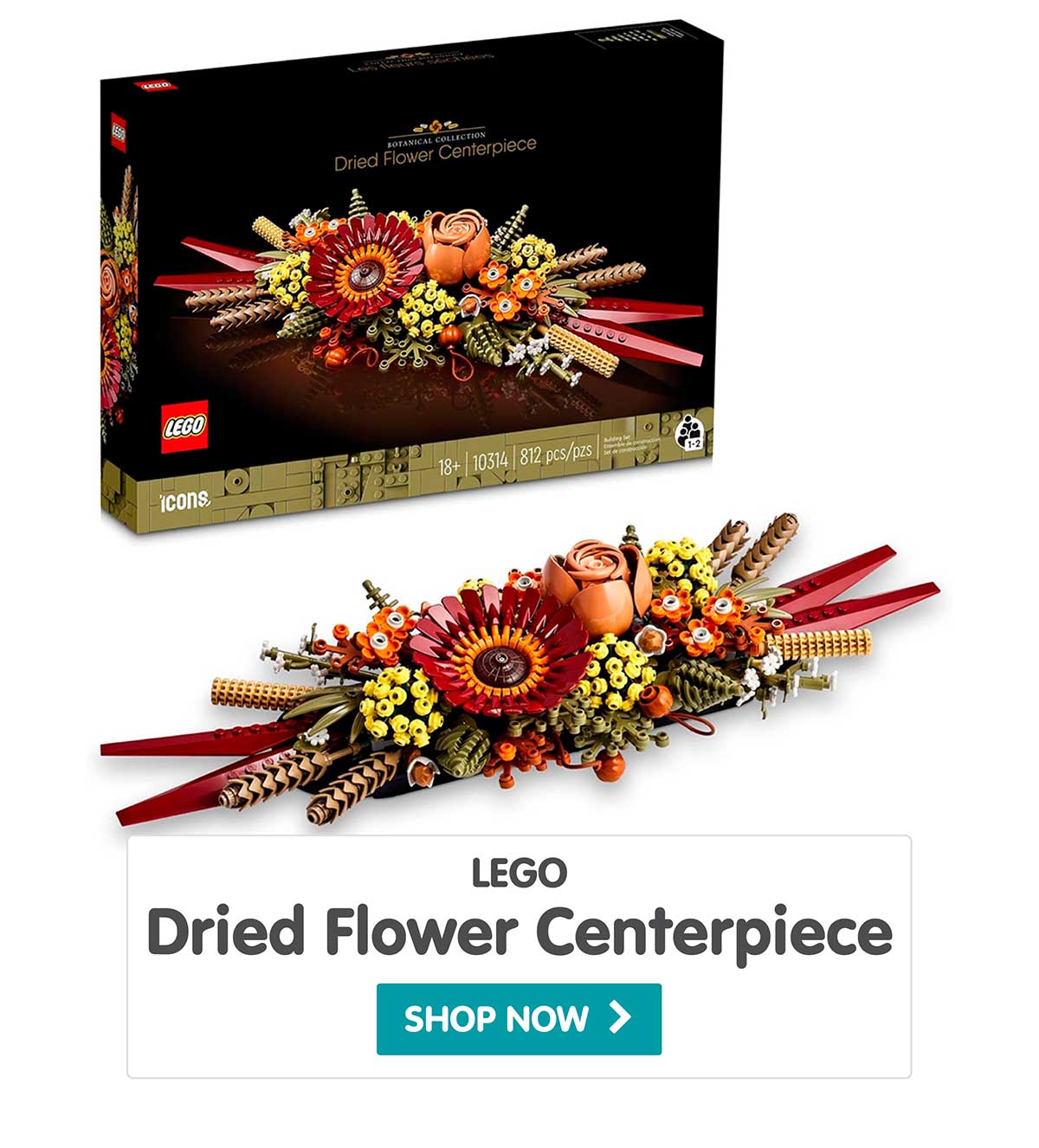 LEGO Icons - Dried Flower Centerpiece - Shop Now