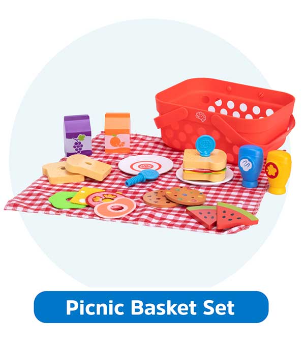 Pretendables Picnic Basket Set