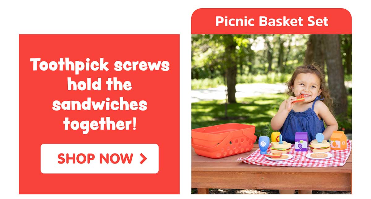 Pretendables Picnic Basket Set