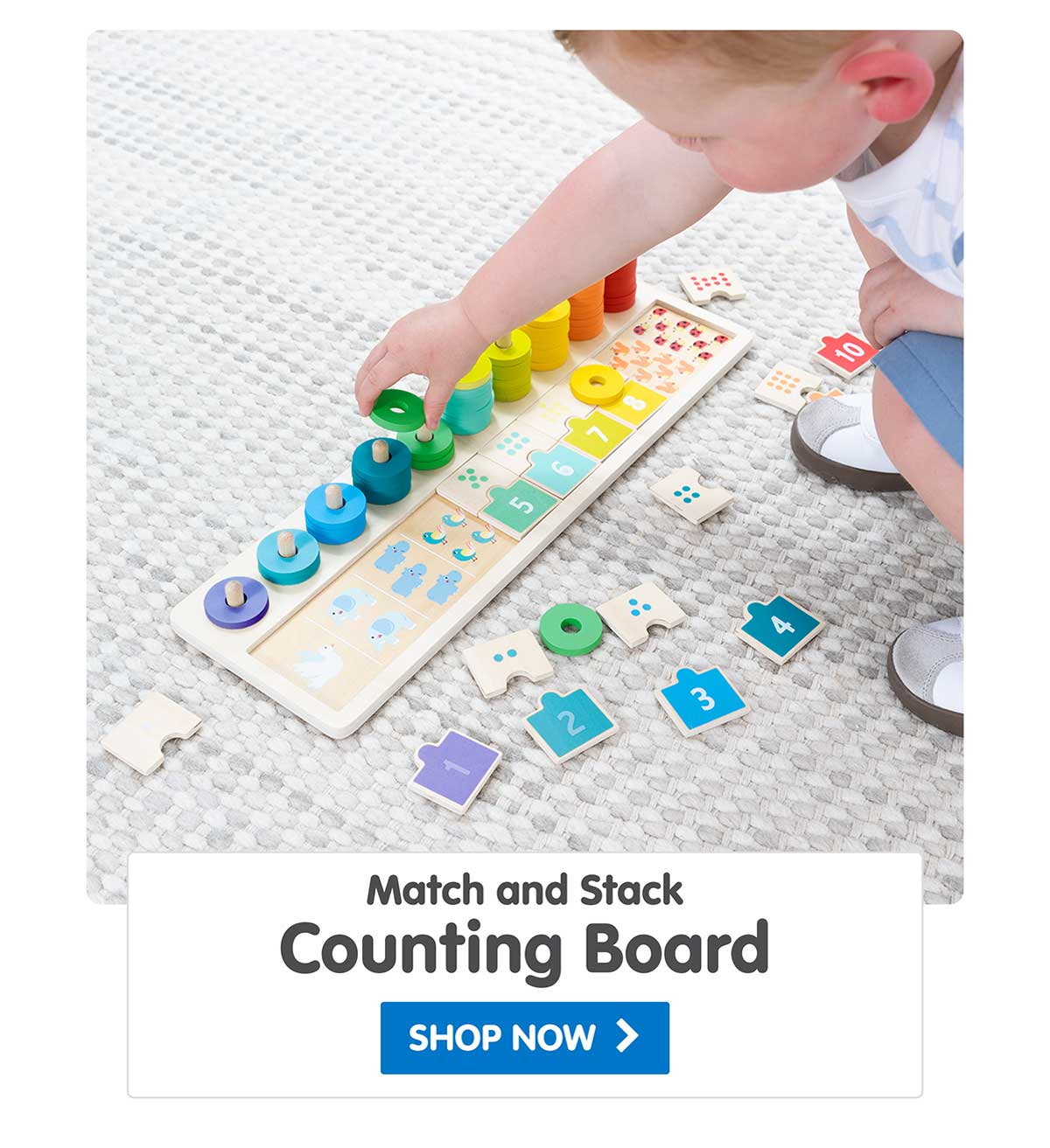 Match & Stack Counting Boardt - Shop Now
