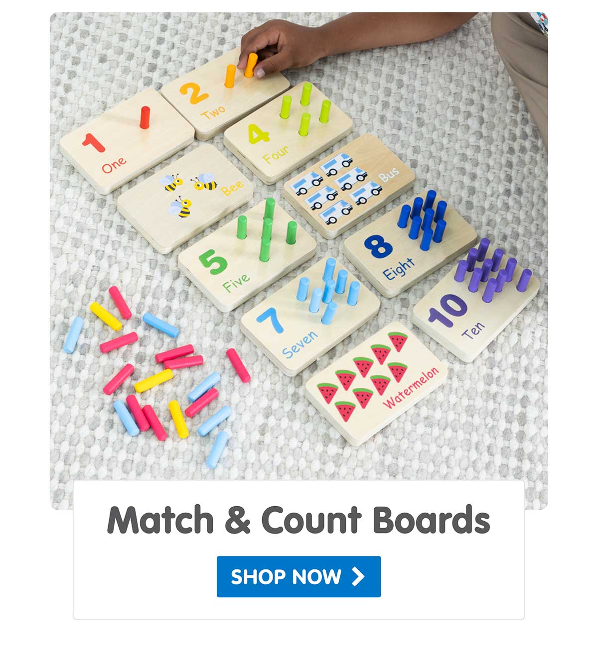 Match & Count Peg Boards - Shop Now