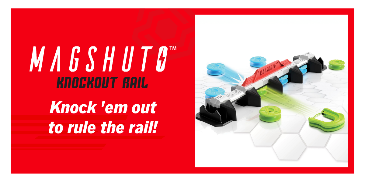 Magshuto Knockout Rail! Knock 'em out to rule the rail! Shop Now!