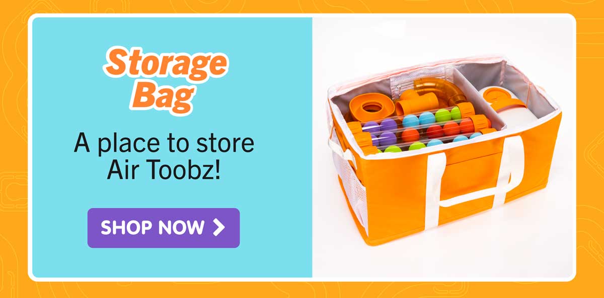 Fat Brain Storage Bag - A place to store Air Toobz! - Shop Now