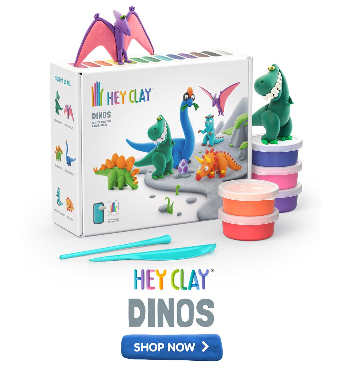 Hey Clay Dinos - Shop Now