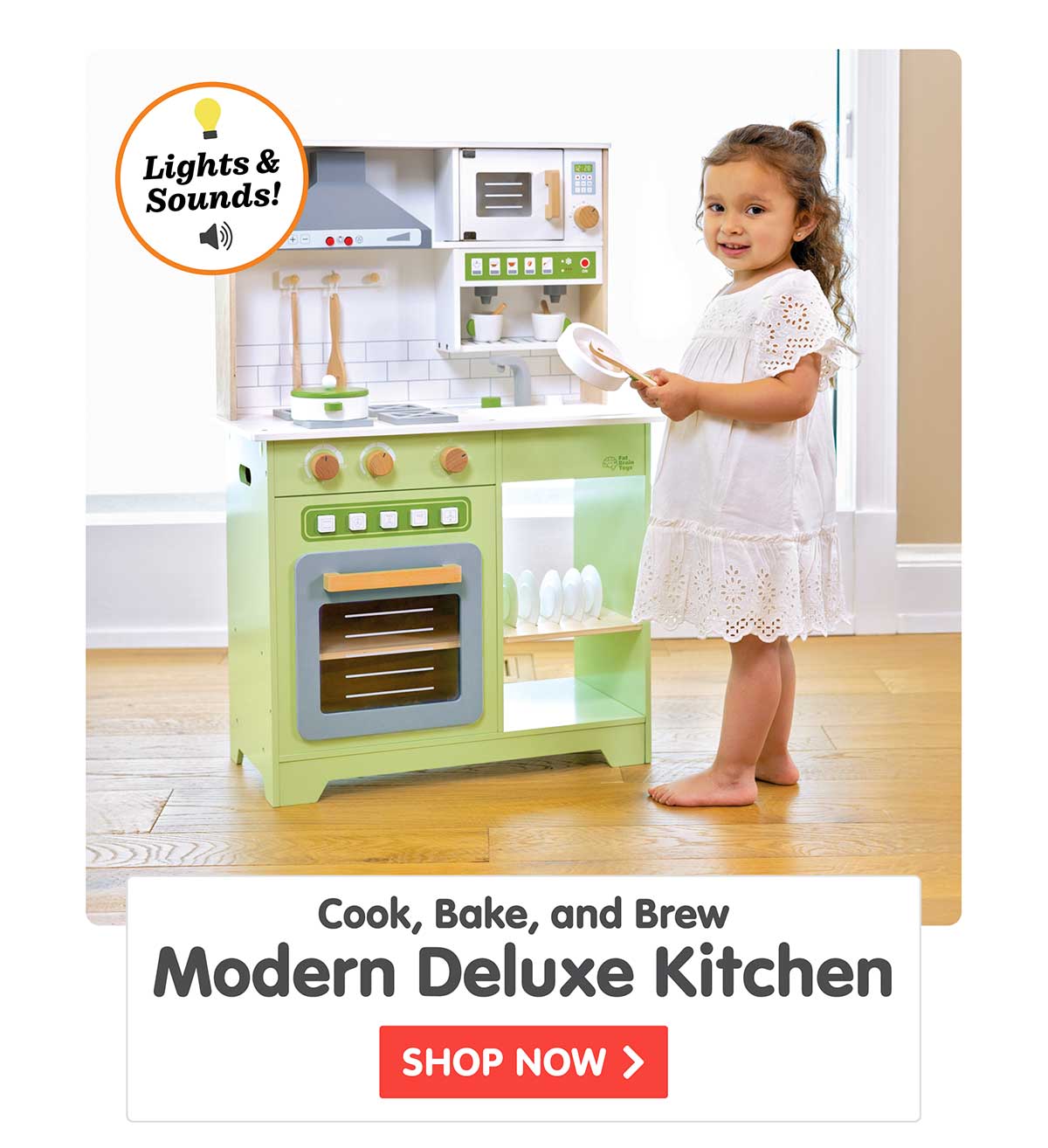 Cook, Bake, and Brew Modern Deluxe Kitchen - Shop Now