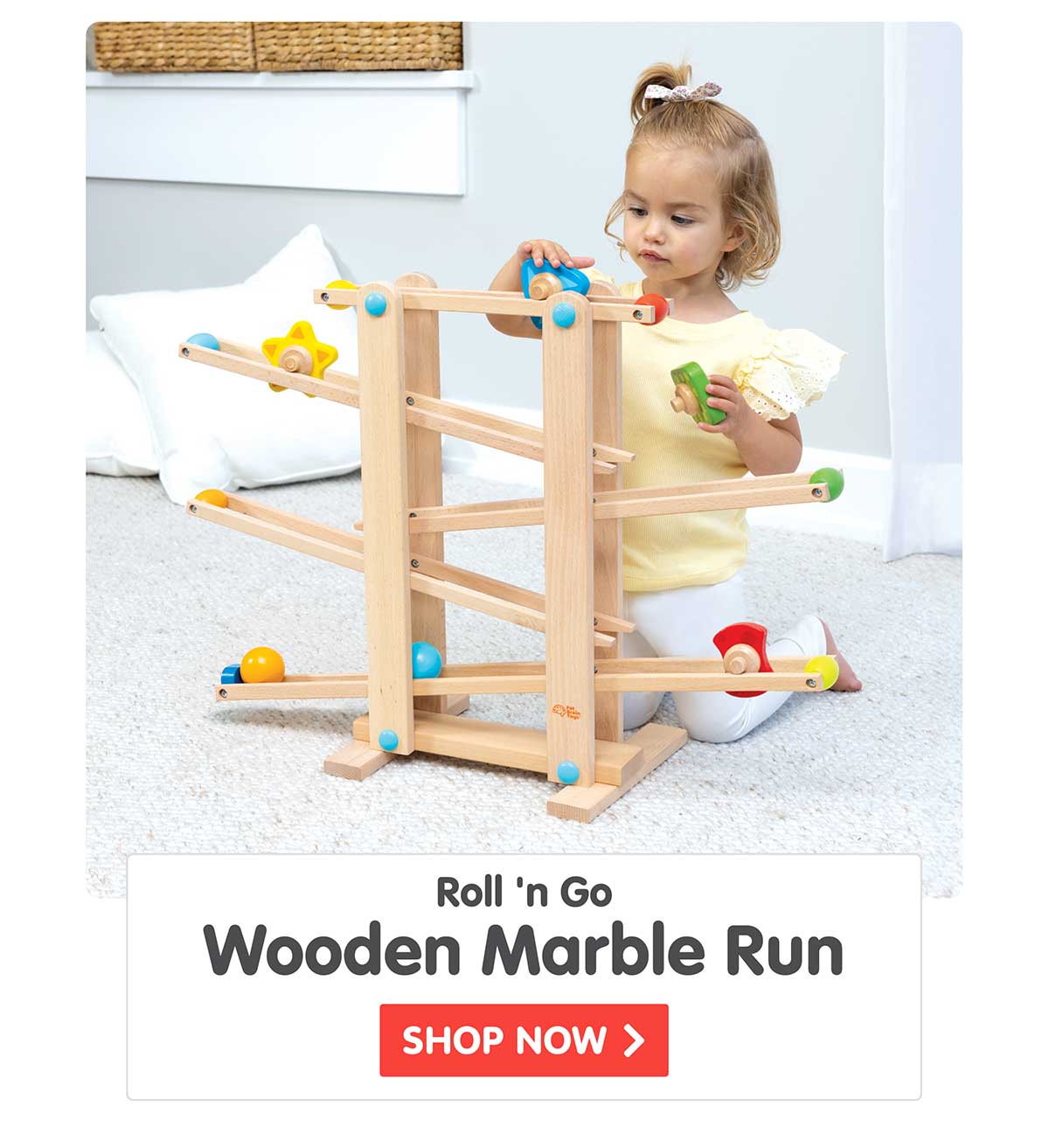 Roll 'n Go Wooden Marble Run - Shop Now