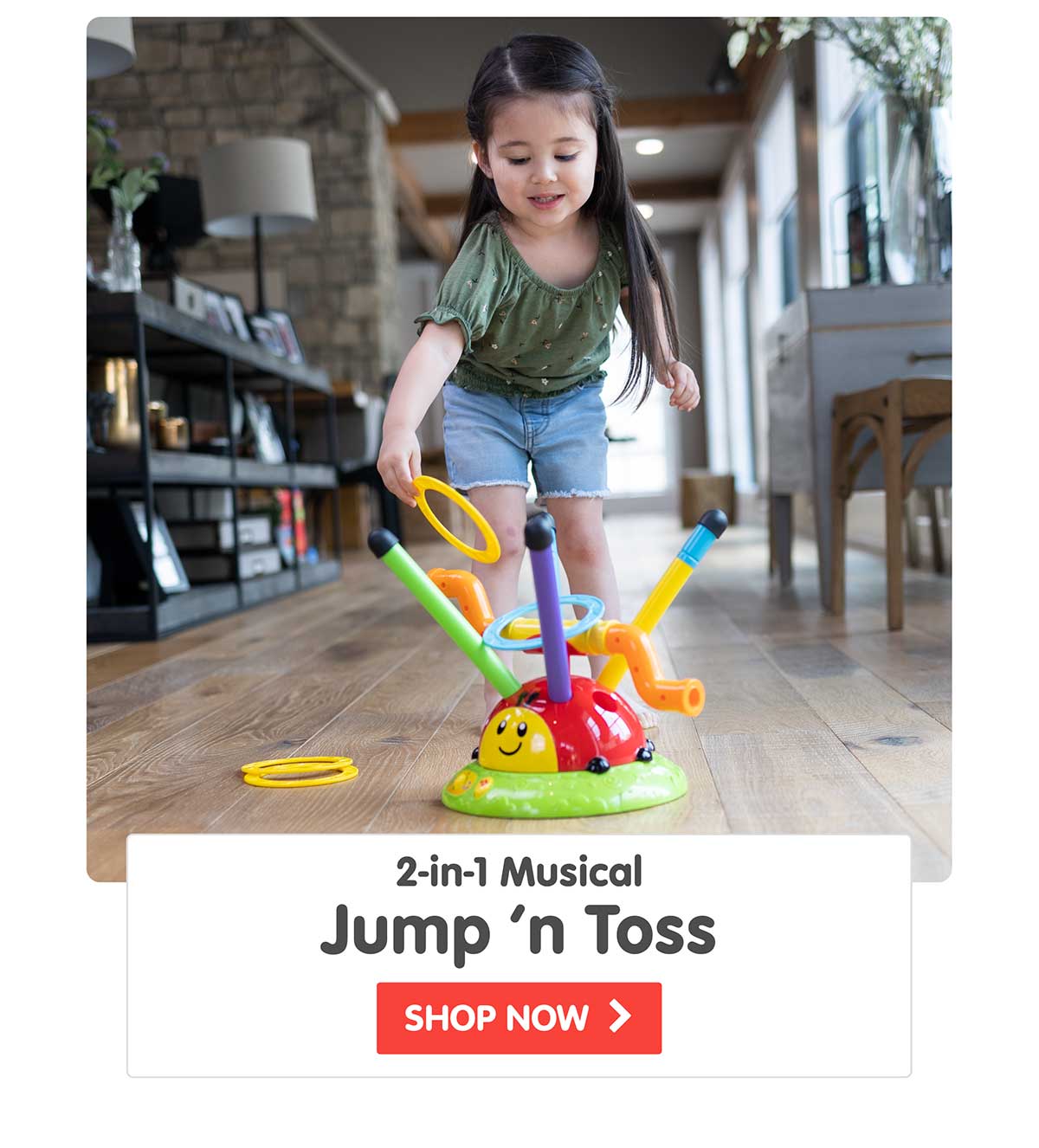 2-in-1 Musical Jump 'n Toss - Shop Now