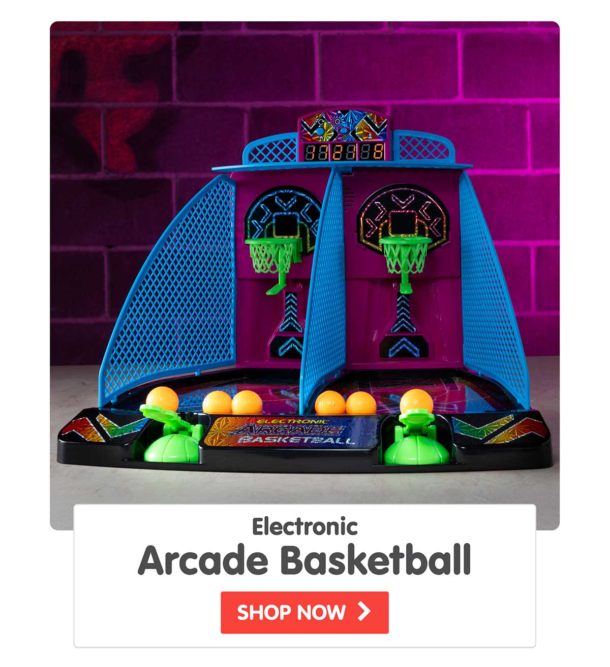 Electronic Arcade Basketball Hyper Neon - Shop Now