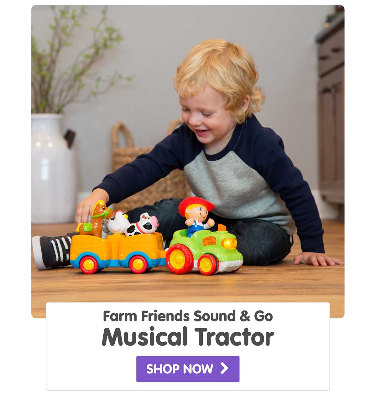 Farm Friends Sound & Go Musical Tractor! - Shop Now
