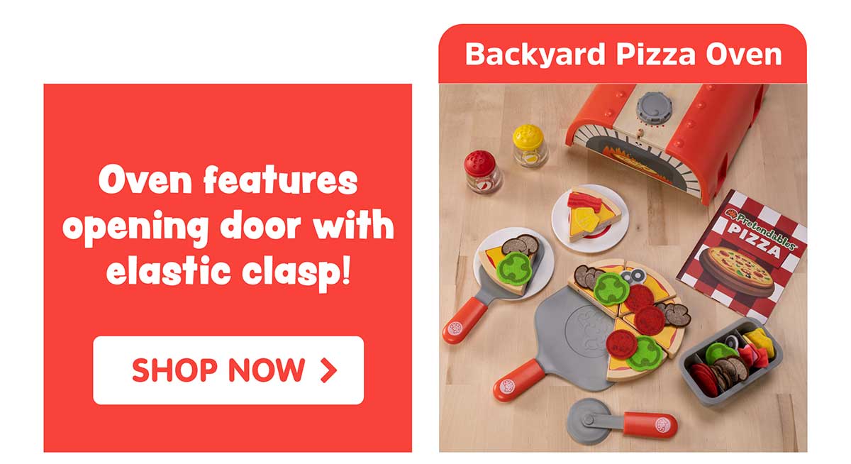 Pretendables Backyard Pizza Oven Set