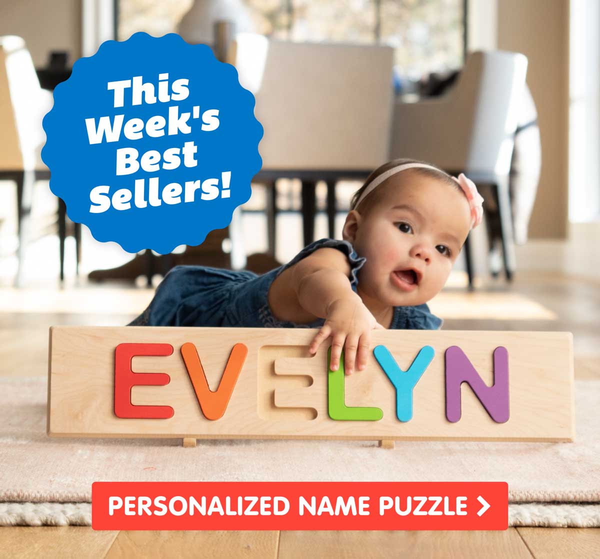 This Week's Best Sellers! Personalized Name Puzzle - Shop Now