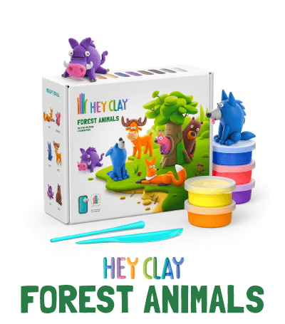 Hey Clay Forest Animals