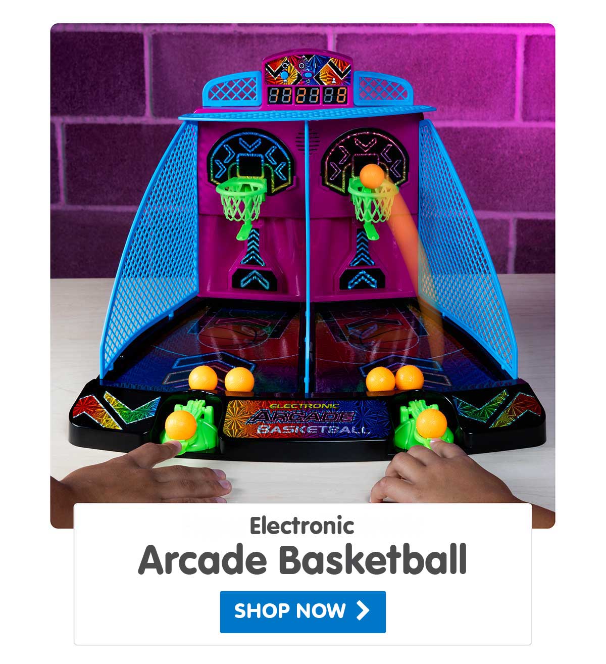 Electronic Arcade Basketball Hyper Neon - Shop Now