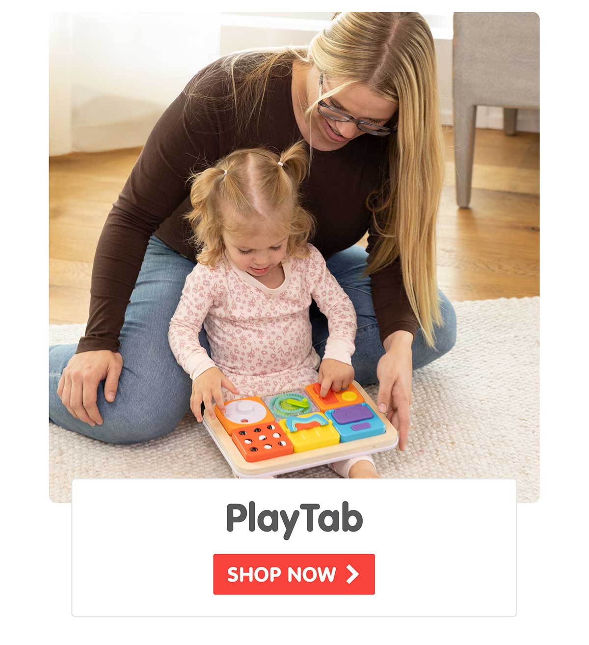PlayTab - Modular, Sensory Activity Board for Babies and Toddlers - Shop Now