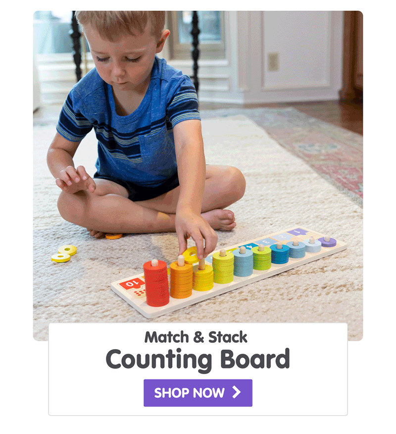 Match & Stack Counting Board - Shop Now