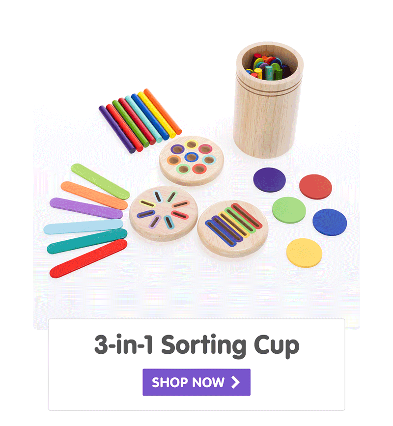 3-in-1 Sorting Cup - Shop Now