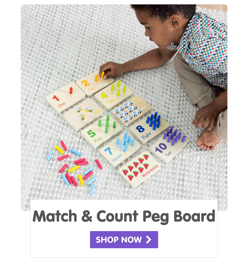 Match & Count Peg Boards - Shop Now