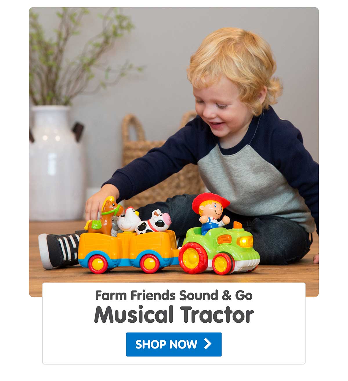 Farm Friends Sound & Go Musical Tractor - Shop Now