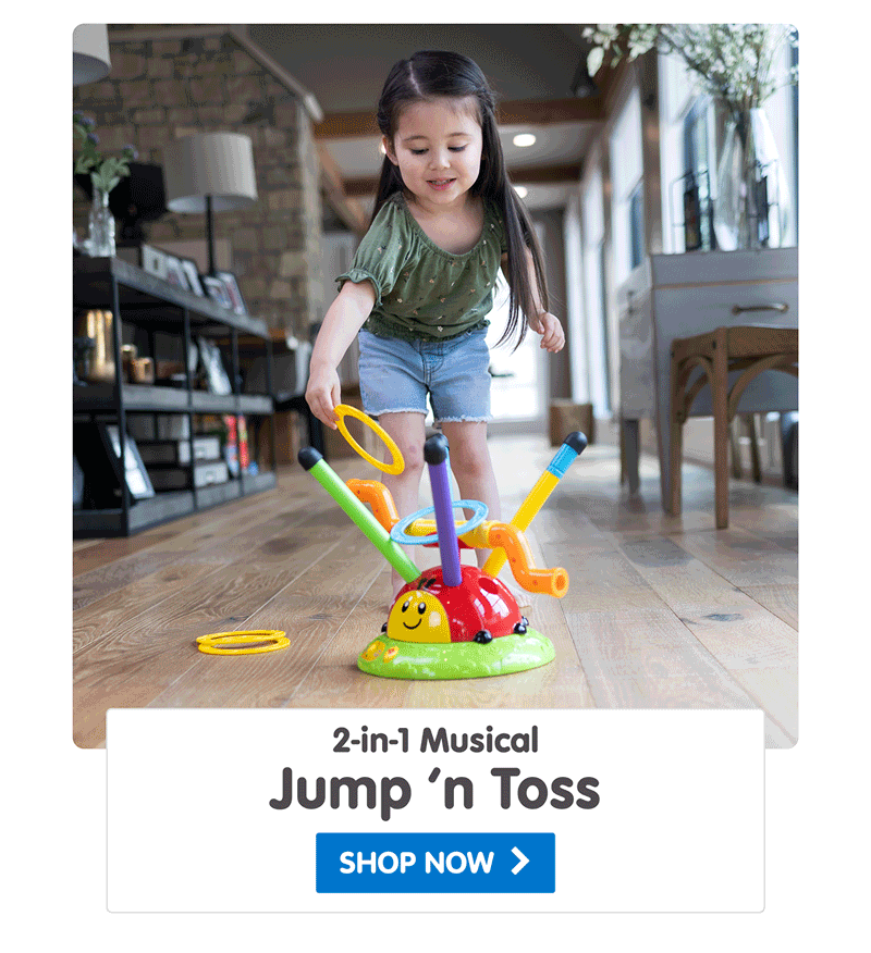 2-in-1 Musical Jump 'n Toss - Shop Now